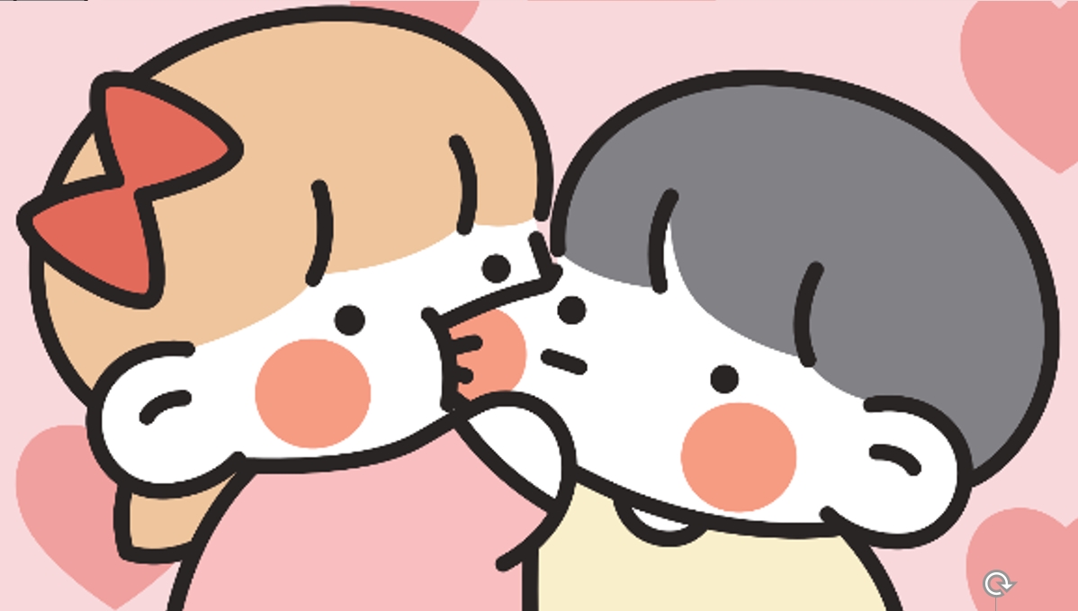 쟈근콩짱큰콩 — 이모티콘